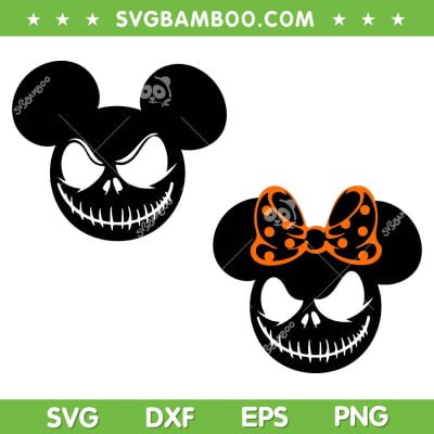 Disney Mouse Nightmare Before Christmas SVG, Mickey Mouse Jack Skellington SVG, Halloween Disney Mickey DXF SVG PNG EPS Disney Mouse Nightmare Before Christmas SVG, Mickey Mouse Jack Skellington SVG, Halloween Disney Mickey DXF SVG PNG EPS