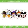 Disney Mouse And Friends Head Halloween SVG, Mickey Mouse And Friends SVG, Halloween Disney DXF SVG PNG EPS
