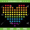 Dot Day Heart SVG PNG, Polka Dots Dotted Heart SVG, International Dot Day DXF SVG PNG EPS Dot Day Heart SVG PNG, Polka Dots Dotted Heart SVG, International Dot Day DXF SVG PNG EPS