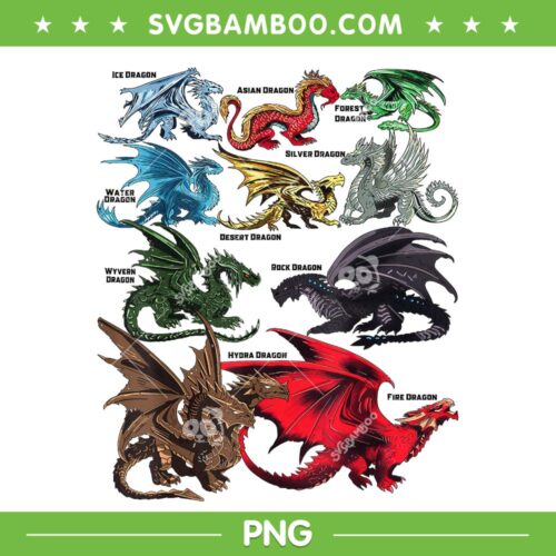 Dragon Types PNG, Dragon Lovers PNG, Ice Dragon Asian Dragon Water Dragon PNG