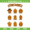 Famous Pumpkins Horror Movie SVG PNG, Halloween Pumkin Scary Head SVG, Characters Pumpkin DXF SVG PNG EPS