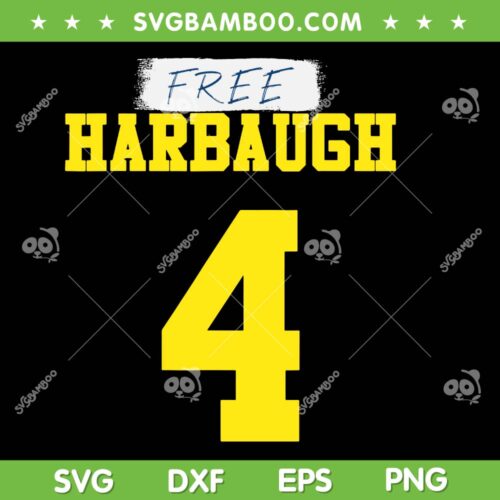 Free Harbaugh 4 SVG PNG, Harbaugh Football SVG, Sport Football DXF SVG PNG EPS