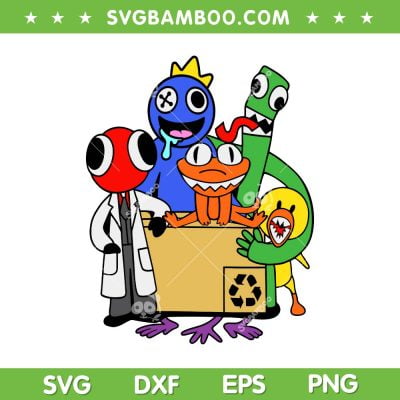 Funny Rainbow Friends Costume SVG PNG, Rainbowfriends Banban SVG, Game Halloween DXF SVG PNG EPS Funny Rainbow Friends Costume SVG PNG, Rainbowfriends Banban SVG, Game Halloween DXF SVG PNG EPS