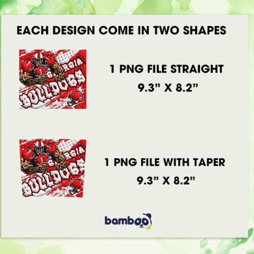 Georgia Bulldogs 3D Inflated Tumbler Wrap PNG, NCAA Georgia Football Teams 20oz Skinny Tumbler Template PNG Georgia Bulldogs 3D Inflated Tumbler Wrap PNG, NCAA Georgia Football Teams 20oz Skinny Tumbler Template PNG