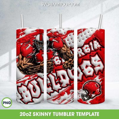 Georgia Bulldogs 3D Inflated Tumbler Wrap PNG, NCAA Georgia Football Teams 20oz Skinny Tumbler Template PNG Georgia Bulldogs 3D Inflated Tumbler Wrap PNG, NCAA Georgia Football Teams 20oz Skinny Tumbler Template PNG