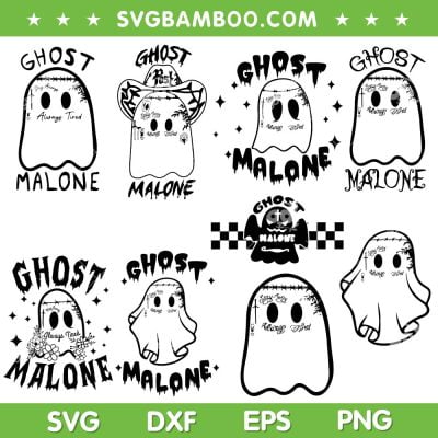 Ghost Malone SVG Bundle, Ghost Halloween SVG Bundle, Cute Halloween DXF SVG PNG EPS Ghost Malone SVG Bundle, Ghost Halloween SVG Bundle, Cute Halloween DXF SVG PNG EPS