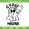 Ghost Malone Smoking SVG PNG, Funny Ghost Smokes SVG, Halloween Ghost Scary DXF SVG PNG EPS