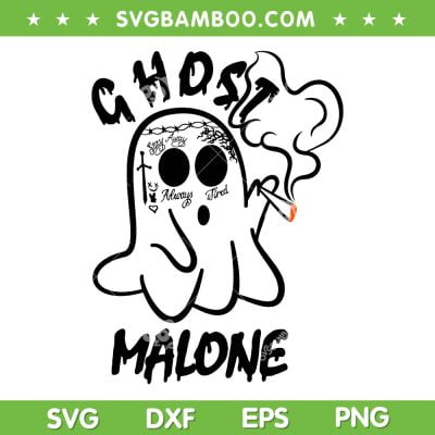 Ghost Malone Smoking SVG PNG, Funny Ghost Smokes SVG, Halloween Ghost Scary DXF SVG PNG EPS Ghost Malone Smoking SVG PNG, Funny Ghost Smokes SVG, Halloween Ghost Scary DXF SVG PNG EPS