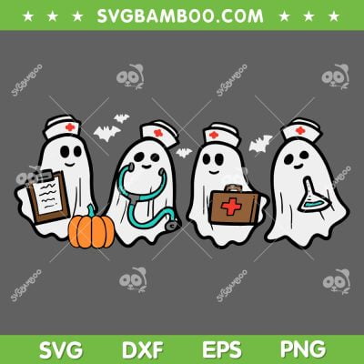 Ghost Nurses Halloween Crew SVG PNG, Nurse Ghost Halloween Costume SVG, Boo Boo Crew DXF SVG PNG EPS Ghost Nurses Halloween Crew SVG PNG, Nurse Ghost Halloween Costume SVG, Boo Boo Crew DXF SVG PNG EPS