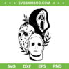 Ghostface Jason Myers Head SVG PNG, Horror Movie Squad Halloween SVG, Halloween Characters DXF SVG PNG EPS Ghostface Jason Myers Head SVG PNG, Horror Movie Squad Halloween SVG, Halloween Characters DXF SVG PNG EPS