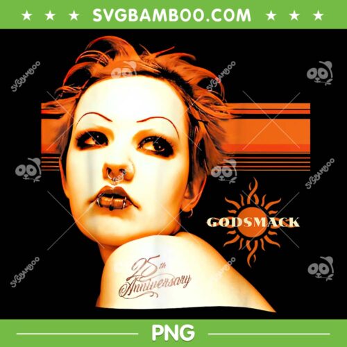 Godsmack 25th Anniversary PNG, 25th Anniversary Gift PNG, 25 Years PNG
