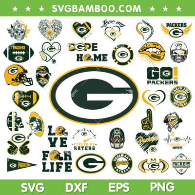 Green Bay Packers Mega Bundle SVG, Packers Logo Bundle SVG, Sport Football DXF SVG PNG EPS Green Bay Packers Mega Bundle SVG, Packers Logo Bundle SVG, Sport Football DXF SVG PNG EPS