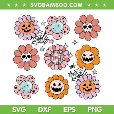 Groovy Halloween Smile Face Disco SVG, Retro Pumpkin Skull Hippie SVG, Smiley Face Halloween DXF SVG PNG EPS Groovy Halloween Smile Face Disco SVG, Retro Pumpkin Skull Hippie SVG, Smiley Face Halloween DXF SVG PNG EPS
