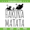 Hakuna Matata SVG PNG, Disney The Lion King SVG, No Problem Hakuna Matata DXF SVG PNG EPS Hakuna Matata SVG PNG, Disney The Lion King SVG, No Problem Hakuna Matata DXF SVG PNG EPS