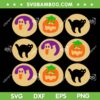 Cookies Ghost Pumpkin Cat SVG PNG, Halloween Sugar Cookie SVG, Spooky Cake DXF SVG PNG EPS