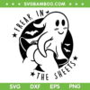 Cute Ghost Freak In The Sheets SVG, Halloween Ghost Boo SVG, Funny Halloween Vibes DXF SVG PNG EPS