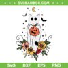 Halloween Ghost Cat Floral SVG PNG, Scary Pumpkin Boo Cat SVG, Halloween Cute Cat DXF SVG PNG EPS Halloween Ghost Cat Floral SVG PNG, Scary Pumpkin Boo Cat SVG, Halloween Cute Cat DXF SVG PNG EPS