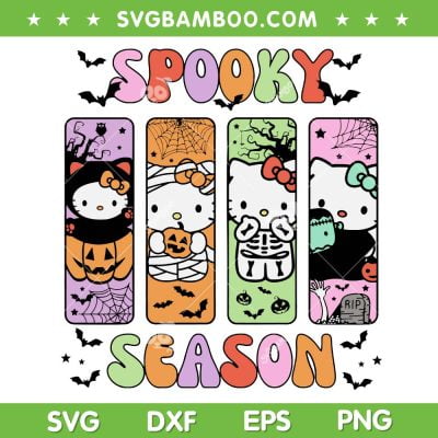 Hello Kitty Spooky Season Halloween SVG PNG, Sanrio Kitty Card SVG, Halloween Kitty DXF SVG PNG EPS Hello Kitty Spooky Season Halloween SVG PNG, Sanrio Kitty Card SVG, Halloween Kitty DXF SVG PNG EPS