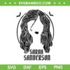 Hocus Pocus Sarah Sanderson Portrait SVG, Sarah Sanderson SVG, Witch Halloween DXF SVG PNG EPS
