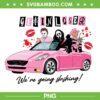 Horror Movie Get In Loser PNG, Myers Ghostface Freddy Driving Pink Car PNG, Characters Halloween PNG Horror Movie Get In Loser PNG, Myers Ghostface Freddy Driving Pink Car PNG, Characters Halloween PNG