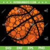 International Dot Day Basketball SVG PNG, Football Polka Dot SVG, Happy Dot Day DXF SVG PNG EPS
