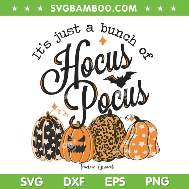 Its Just a Bunch of Hocus Pocus SVG PNG