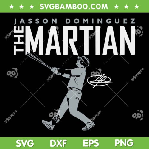 Jasson Dominguez The Martian Has Landed SVG, Bronx Baseball Best Player SVG, New York Yankees DXF SVG PNG EPS