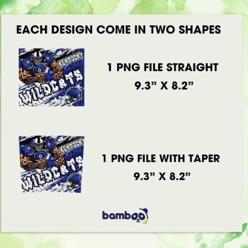 Kentucky Wildcats 3D Inflated Tumbler Wrap PNG, NCAA Wildcats Football Teams 20oz Skinny Tumbler Template PNG Kentucky Wildcats 3D Inflated Tumbler Wrap PNG, NCAA Wildcats Football Teams 20oz Skinny Tumbler Template PNG