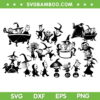 Lock Shock And Barrel SVG Bundle, The Nightmare Before Chirstmas Characters SVG Bundle, Jack And Sally DXF SVG PNG EPS