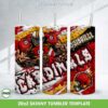 Louisville Cardinals 3D Inflated Tumbler Wrap PNG, Cardinals Football Teams 20oz Skinny Tumbler Template PNG Louisville Cardinals 3D Inflated Tumbler Wrap PNG, Cardinals Football Teams 20oz Skinny Tumbler Template PNG