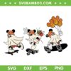 Mickey Mouse Ghost Skateboarding SVG Bundle, Disney Creep It Real Halloween SVG Bundle