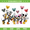 Mickey And Friends Skeleton Dancing SVG, Disney Mouse Spooky Vibes SVG, Disney Skeleton Halloween DXF SVG PNG EPS