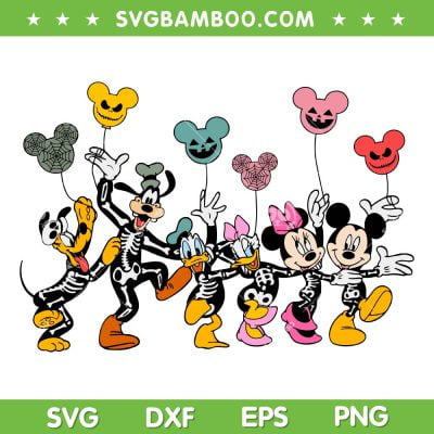 Mickey And Friends Skeleton Dancing SVG, Disney Mouse Spooky Vibes SVG, Disney Skeleton Halloween DXF SVG PNG EPS Mickey And Friends Skeleton Dancing SVG, Disney Mouse Spooky Vibes SVG, Disney Skeleton Halloween DXF SVG PNG EPS