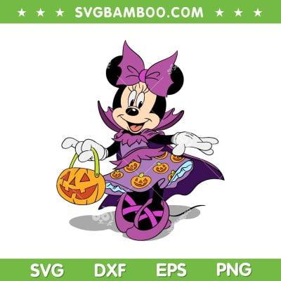 Minnie Mouse Witch Halloween SVG PNG, Disney Mouse Friends Pumpkin SVG, Minnie And Pumpkin DXF SVG PNG EPS Minnie Mouse Witch Halloween SVG PNG, Disney Mouse Friends Pumpkin SVG, Minnie And Pumpkin DXF SVG PNG EPS