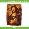 Mona Lisa With Pumpkin PNG, Halloween Mona Lisa PNG, Mona Lisa Scary PNG