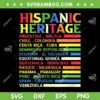 National Latino Countries Flag SVG PNG, Hispanic Heritage Month 2023 SVG, Latin American Flags DXF SVG PNG EPS National Latino Countries Flag SVG PNG, Hispanic Heritage Month 2023 SVG, Latin American Flags DXF SVG PNG EPS