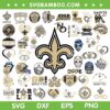 New Orleans Saints Mega Bundle SVG, NFL Football Teams SVG Bundle, Saints Logo DXF SVG PNG EPS