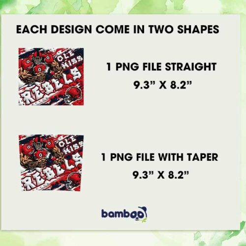 Ole Miss Rebels 3D Inflated Tumbler Wrap PNG, NCAA Rebels Football Teams 20oz Skinny Tumbler Template PNG Ole Miss Rebels 3D Inflated Tumbler Wrap PNG, NCAA Rebels Football Teams 20oz Skinny Tumbler Template PNG