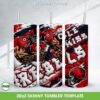 Ole Miss Rebels 3D Inflated Tumbler Wrap PNG, NCAA Rebels Football Teams 20oz Skinny Tumbler Template PNG Ole Miss Rebels 3D Inflated Tumbler Wrap PNG, NCAA Rebels Football Teams 20oz Skinny Tumbler Template PNG