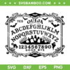 Ouija Board Halloween Spooky Season SVG, Goth Witchy Halloween SVG, Ouija Board DXF SVG PNG EPS