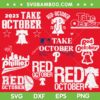 Phillies Red October SVG Bundle, Phillies Take October SVG Bundle, Philadelphia Phillies DXF SVG PNG EPS