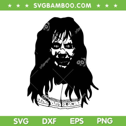 Possessed Girl SVG PNG, The Exorcist Horror Movie SVG, Horror Girl DXF SVG PNG EPS