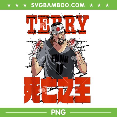 Retro Terry Funk PNG, Funker Legend Classic PNG, Terry Funk Japanese PNG