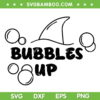 Shark Bubbles Up SVG PNG, Cute Shark SVG, Swim Pool Water Bubbles DXF SVG PNG EPS