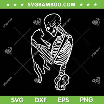 Skeleton Holding Cat SVG PNG, Funny Skeleton Cat Halloween SVG, Skeleton With Cat DXF SVG PNG EPS Skeleton Holding Cat SVG PNG, Funny Skeleton Cat Halloween SVG, Skeleton With Cat DXF SVG PNG EPS