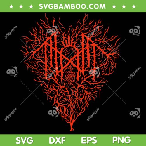 Sleep Token Logo SVG PNG, Sleep Token North America Tour 2023 SVG, Sleep Token Heart DXF SVG PNG EPS