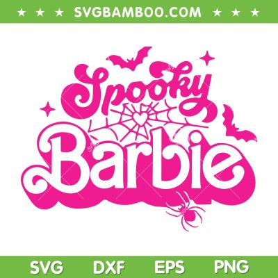 Spooky Barbie SVG PNG, Halloween Barbie With Spider Web SVG, Halloween Barbie DXF SVG PNG EPS Spooky Barbie SVG PNG, Halloween Barbie With Spider Web SVG, Halloween Barbie DXF SVG PNG EPS