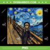 Starry Night Ghostface PNG, Scream Scary Night Van Gogh PNG, Ghostface Halloween PNG Starry Night Ghostface PNG, Scream Scary Night Van Gogh PNG, Ghostface Halloween PNG