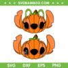 Stitch Pumpkin Head SVG PNG, Disney Halloween Pumpkin SVG, Pumpkin Disney Stitch DXF SVG PNG EPS