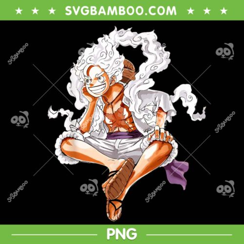 Sun God Nika Gear 5 PNG, Luffy Gear 5 PNG, One Piece Luffy Fan PNG